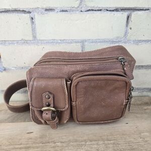 Vintage Leather Belt Bag